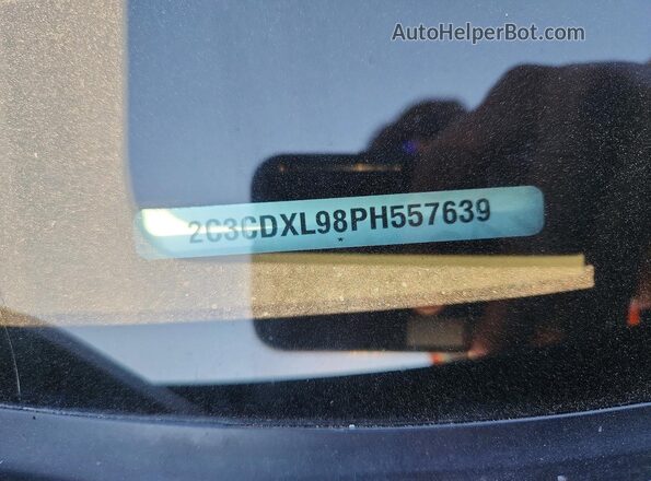 2C3CDXL98PH557639 2023 DODGE CHARGER Gray Вид підкапотного простору