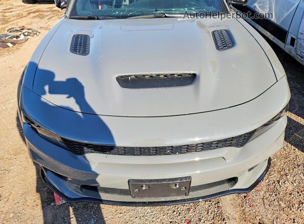 2C3CDXL98PH557639 2023 DODGE CHARGER Gray Вид задньої частини салону