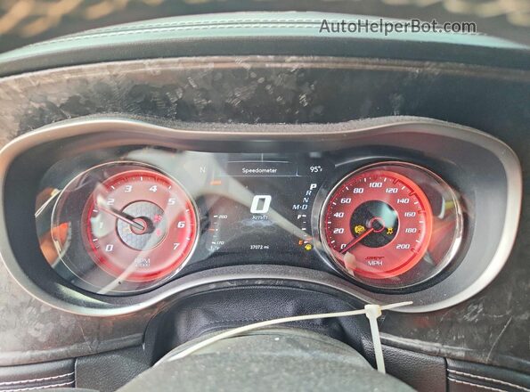 2C3CDXL9XNH101980 2022 DODGE CHARGER Purple Instrument cluster view
