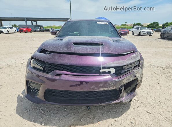 2C3CDXL9XNH101980 2022 DODGE CHARGER Purple Front view