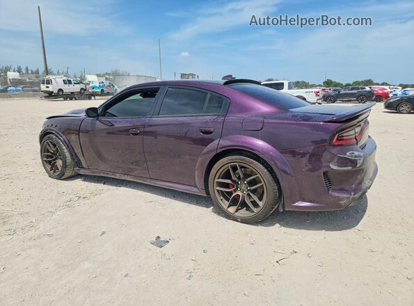 2C3CDXL9XNH101980 2022 DODGE CHARGER Purple Rear left