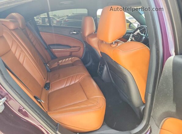 2C3CDXL9XNH101980 2022 DODGE CHARGER Purple Rear seats view