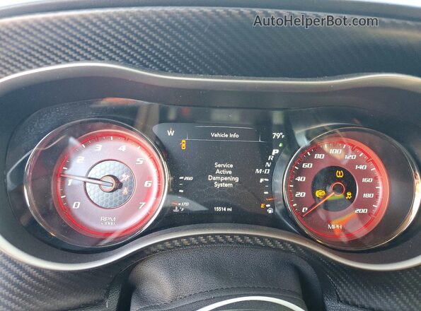2C3CDXL9XPH679371 2023 DODGE CHARGER Red Instrument cluster view