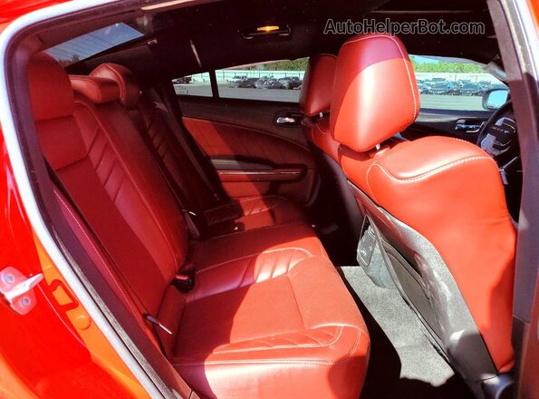 2C3CDXL9XPH679371 2023 DODGE CHARGER Red Rear seats view