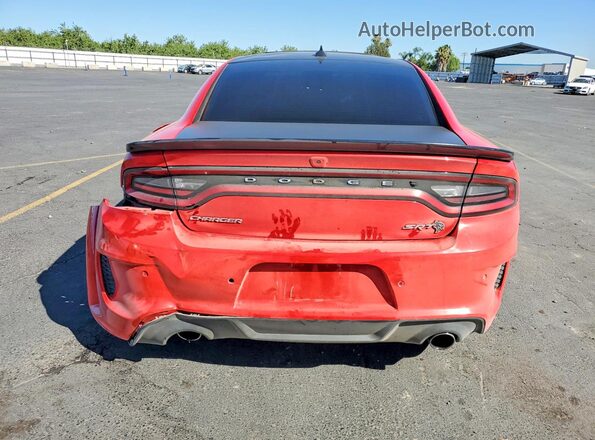 2C3CDXL9XPH679371 2023 DODGE CHARGER Red Rear view