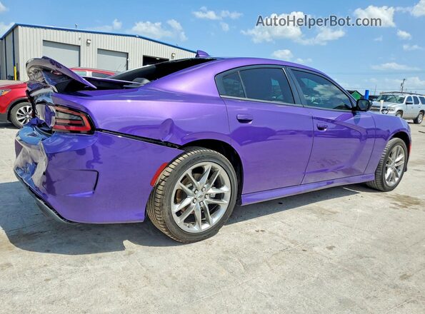 2C3CDXMG1PH625342 2023 DODGE CHARGER Фиолетовый Задняя правая четверть