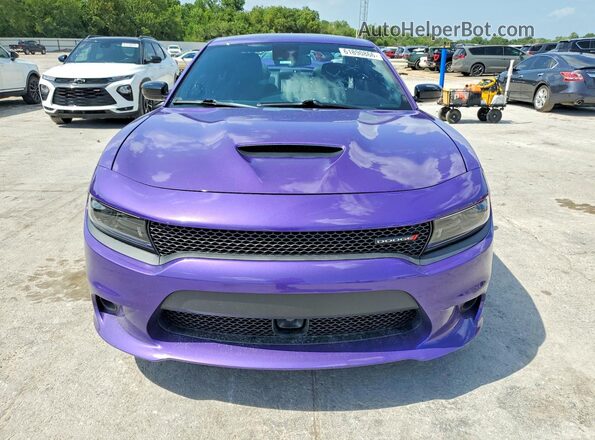 2C3CDXMG1PH625342 2023 DODGE CHARGER Фиолетовый Вид спереди