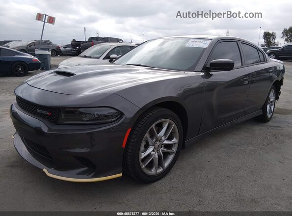 2C3CDXMG1PH640763 2023 DODGE CHARGER Black Przód lewy