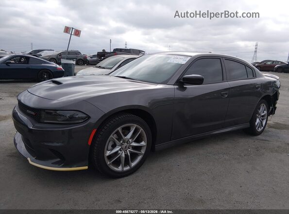 2C3CDXMG1PH640763 2023 DODGE CHARGER Black Widok wnętrza 360 stopni