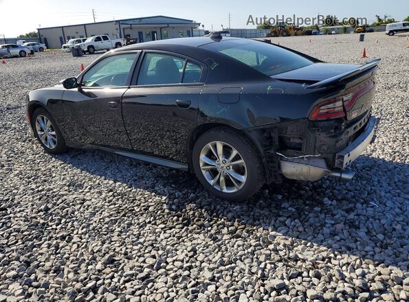 2C3CDXMG2LH163688 2020 DODGE CHARGER Black Հետևի ձախ