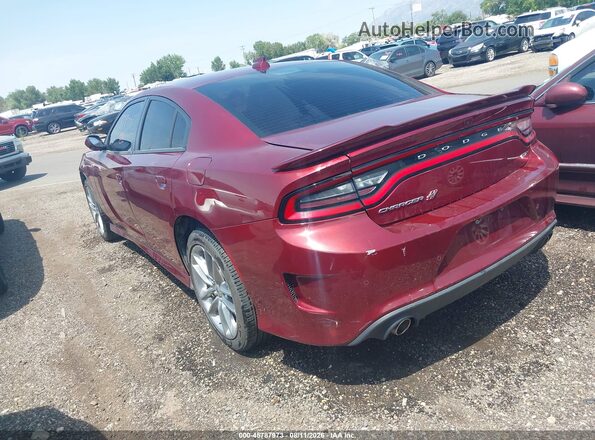 2C3CDXMG3NH214246 2022 DODGE CHARGER Red Tył lewy