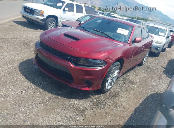 2C3CDXMG3NH214246 2022 DODGE CHARGER Red Przód lewy