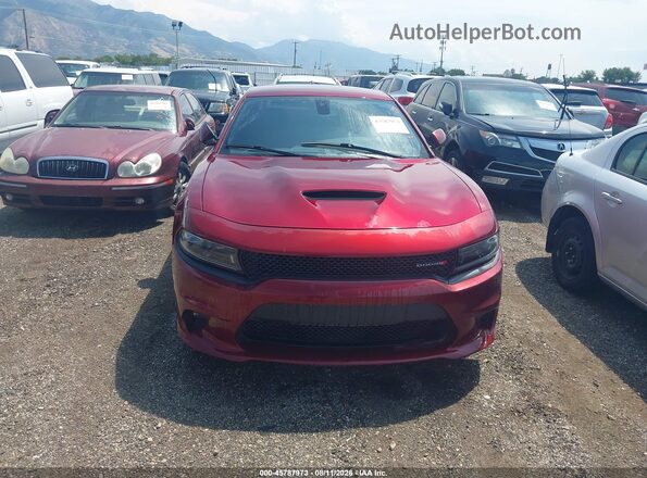 2C3CDXMG3NH214246 2022 DODGE CHARGER Red Widok zestawu wskaźników