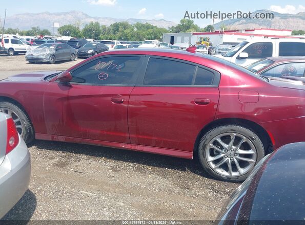 2C3CDXMG3NH214246 2022 DODGE CHARGER Red Widok wnętrza 360 stopni