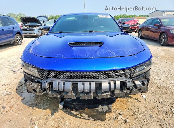 2C3CDXMG6MH549483 2021 DODGE CHARGER Blue Front view