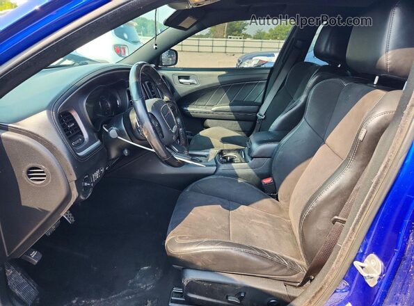 2C3CDXMG6MH549483 2021 DODGE CHARGER Blue Front interior view