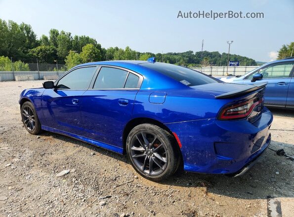 2C3CDXMG6MH549483 2021 DODGE CHARGER Blue Rear left