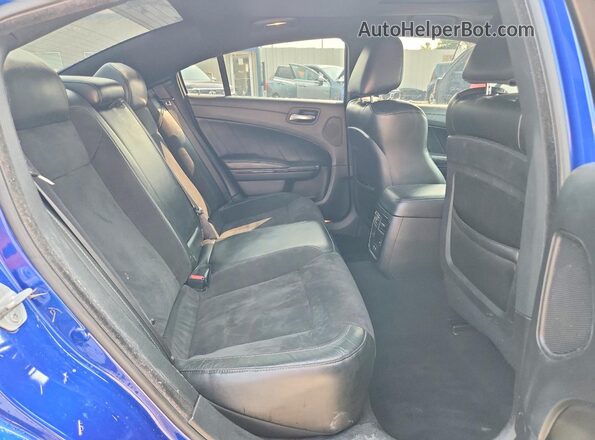 2C3CDXMG6MH549483 2021 DODGE CHARGER Blue Rear seats view