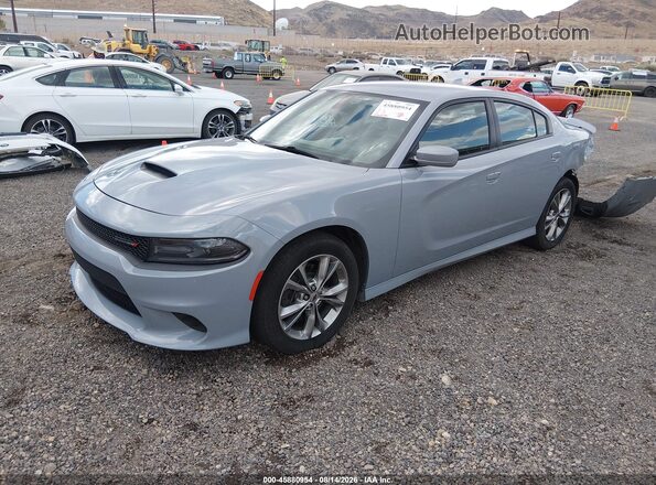 2C3CDXMG7LH205398 2020 DODGE CHARGER Gray წინა მარცხენა ხედი სამი მეოთხედიდან