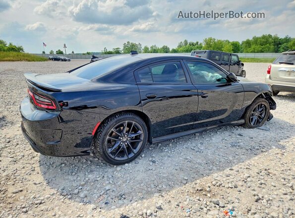 2C3CDXMGXMH583409 2021 DODGE CHARGER Black Հետևի աջ