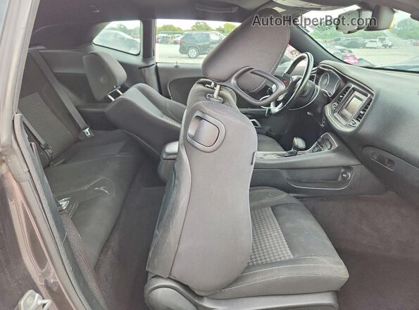 2C3CDZAG0GH231993 2016 DODGE CHALLENGER Gray Rear seats view