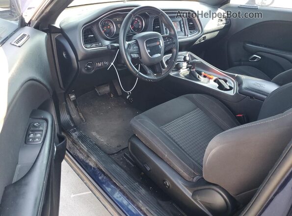 2C3CDZAG0GH236658 2016 DODGE CHALLENGER Blue Vista del salpicadero