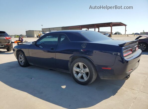 2C3CDZAG0GH236658 2016 DODGE CHALLENGER Blue Trasero izquierdo