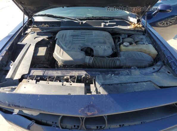 2C3CDZAG0GH236658 2016 DODGE CHALLENGER Blue Vista interior trasera