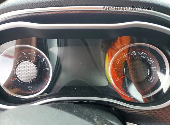 2C3CDZAG0GH250317 2016 DODGE CHALLENGER Red Սարքավորումների վահանակի տեսք