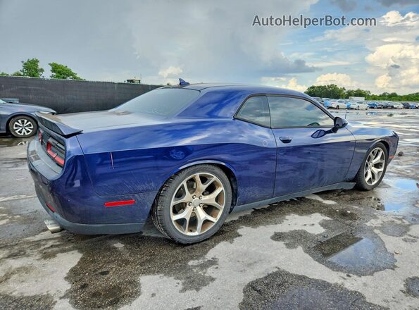 2C3CDZAG0GH301248 2016 DODGE CHALLENGER Blue Rear right
