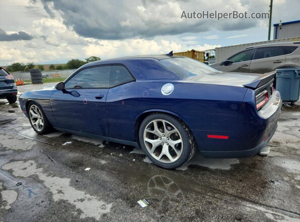 2C3CDZAG0GH301248 2016 DODGE CHALLENGER Blue Rear left