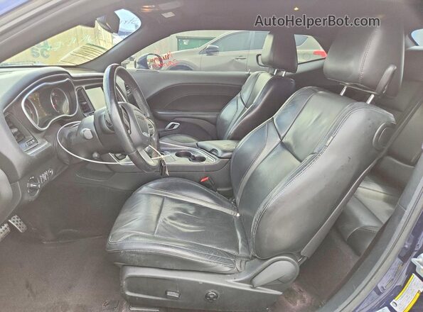 2C3CDZAG0GH301248 2016 DODGE CHALLENGER Blue Front interior view