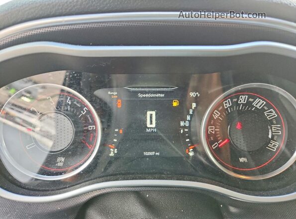 2C3CDZAG0GH301248 2016 DODGE CHALLENGER Blue Instrument cluster view