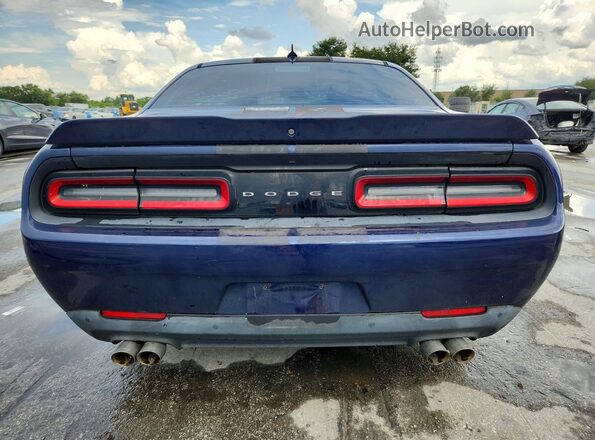 2C3CDZAG0GH301248 2016 DODGE CHALLENGER Blue Rear view