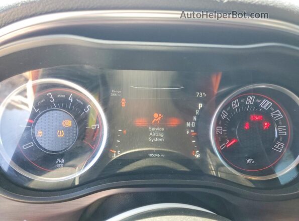 2C3CDZAG0GH312251 2016 DODGE CHALLENGER White Vista del cuadro de instrumentos