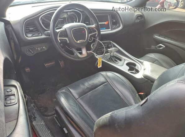 2C3CDZAG0HH598538 2017 DODGE CHALLENGER Red Dashboard view