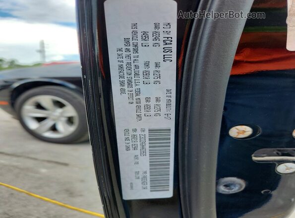 2C3CDZAG0HH639525 2017 DODGE CHALLENGER Black Vista de la etiqueta del VIN