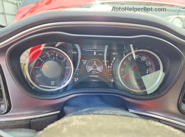 2C3CDZAG0JH231841 2018 DODGE CHALLENGER Red ხელსაწყოთა პანელის ხედი