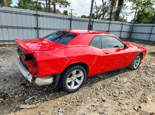 2C3CDZAG0JH231841 2018 DODGE CHALLENGER Red უკანა მარჯვენა