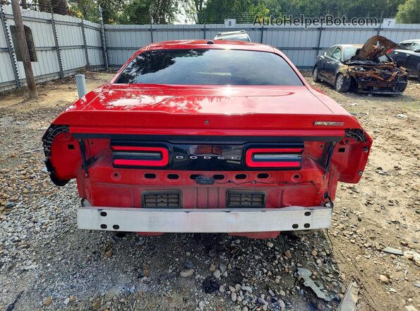 2C3CDZAG0JH231841 2018 DODGE CHALLENGER Red უკანა ხედი