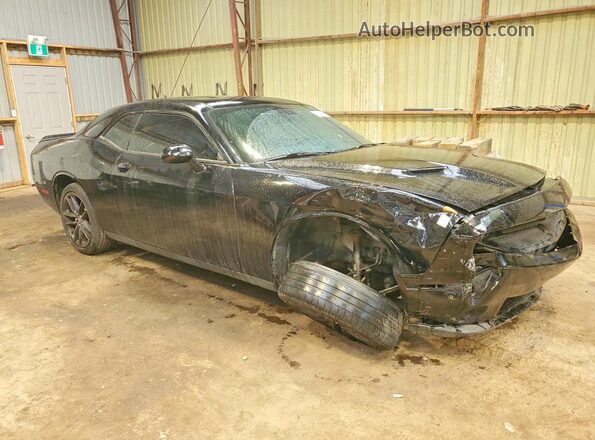 2C3CDZAG0JH309602 2018 DODGE CHALLENGER Black Przód prawy