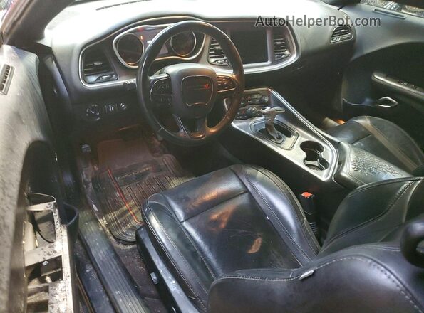 2C3CDZAG0JH309602 2018 DODGE CHALLENGER Black Widok deski rozdzielczej