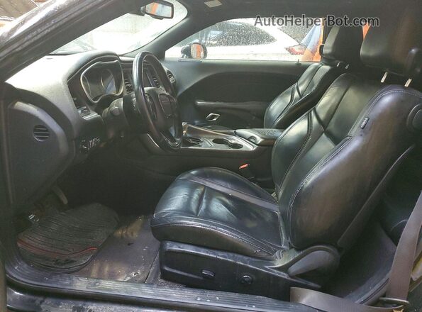 2C3CDZAG0JH309602 2018 DODGE CHALLENGER Black Widok wnętrza z przodu