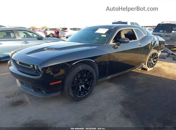 2C3CDZAG0KH686285 2019 DODGE CHALLENGER Black Առջևի ձախ երեք քառորդ տեսարան
