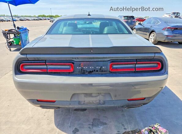 2C3CDZAG0KH702291 2019 DODGE CHALLENGER Gray Rear view