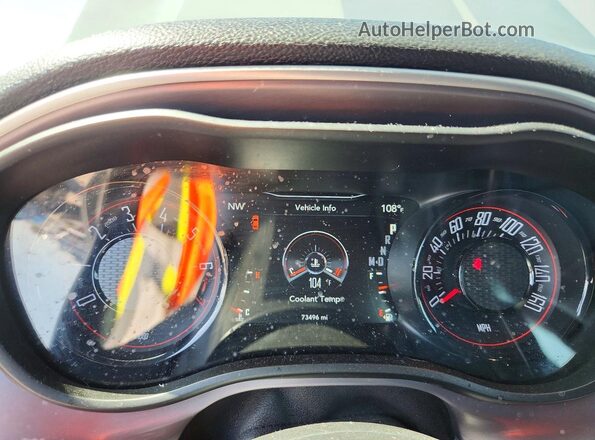 2C3CDZAG0KH702291 2019 DODGE CHALLENGER Gray Instrument cluster view