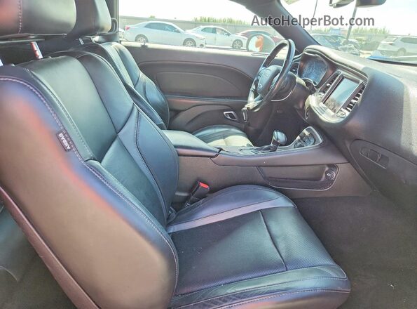 2C3CDZAG0KH702291 2019 DODGE CHALLENGER Gray Rear seats view