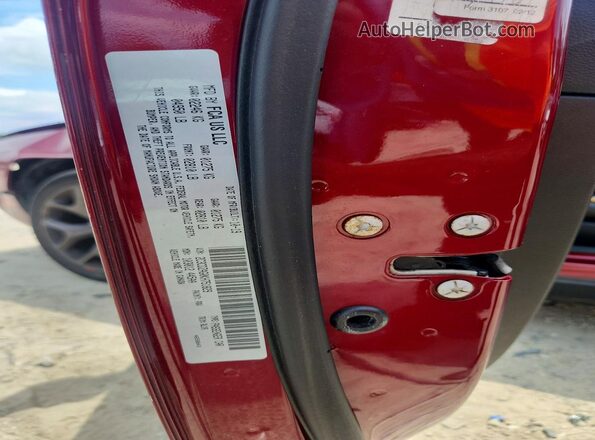 2C3CDZAG0KH751829 2019 DODGE CHALLENGER Burgundy Вид підкапотного простору