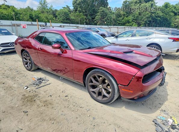 2C3CDZAG0KH751829 2019 DODGE CHALLENGER Burgundy Передня права чверть