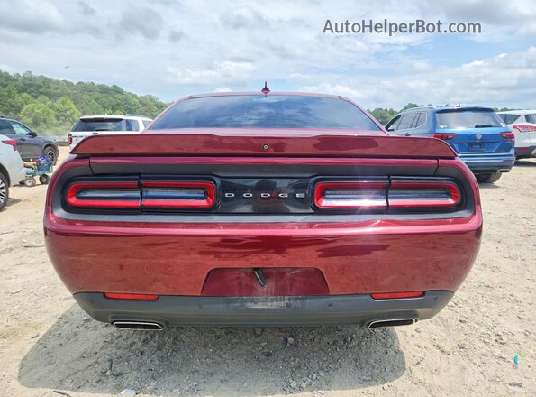 2C3CDZAG0KH751829 2019 DODGE CHALLENGER Burgundy Вид ззаду